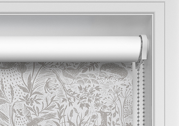 Folk Meadows, Clay Grey - Twist&Fit Roller Blind - Image 11
